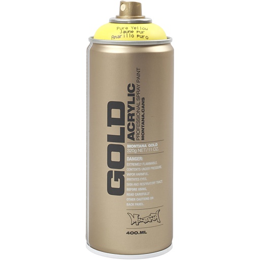 [CR350#10] Peinture en bombe, jaune, 400 ml/ 1 boîte