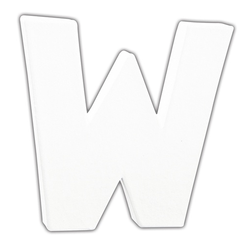 [DE-ABC#752] Décopatch lettre "W", 12cm