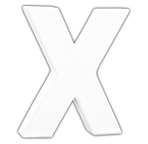 [DE-ABC#753] Décopatch lettre "X", 12cm